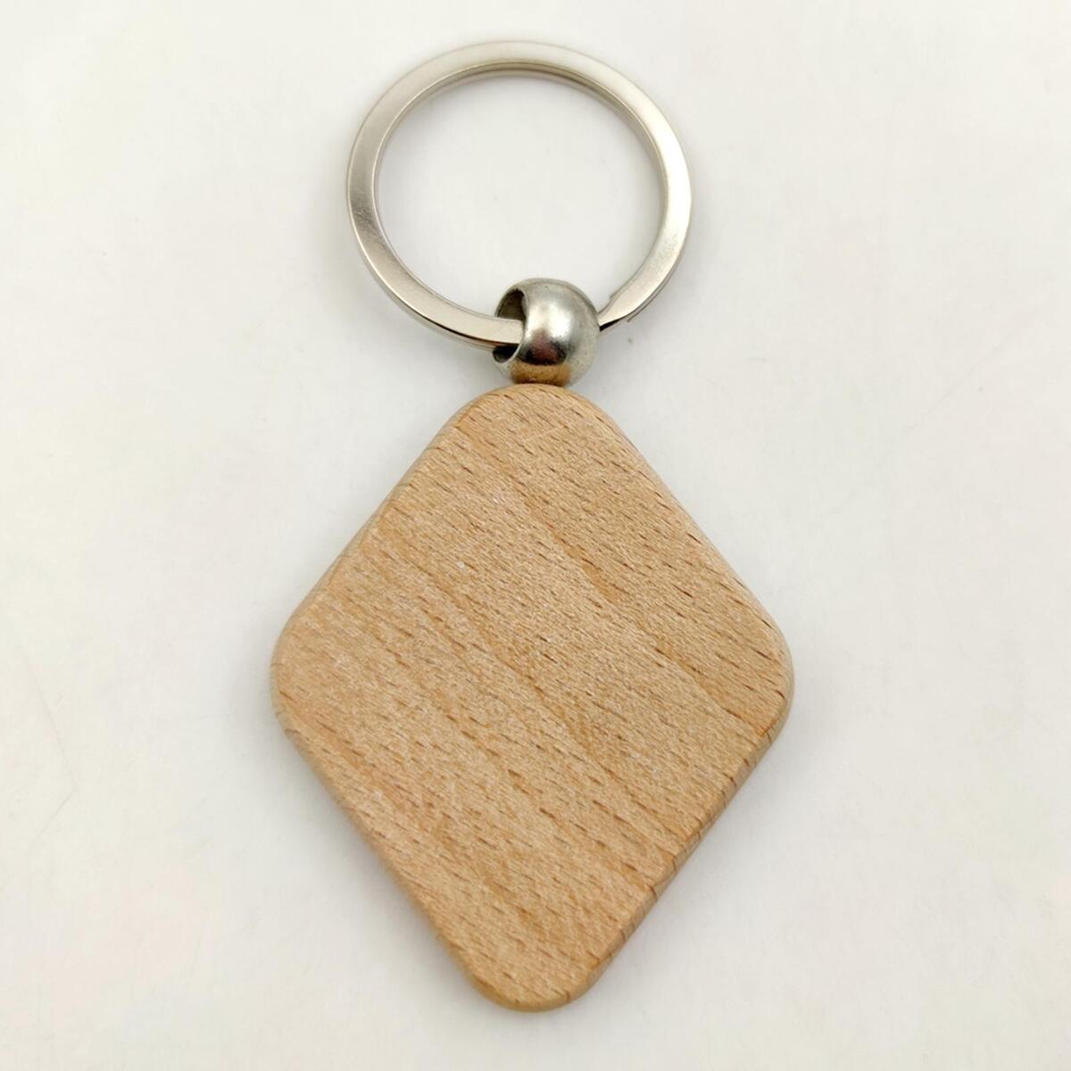 10 Pieces Key Chain Keychain Key Rings Handmade Bag Pendant for Crafts Engraving