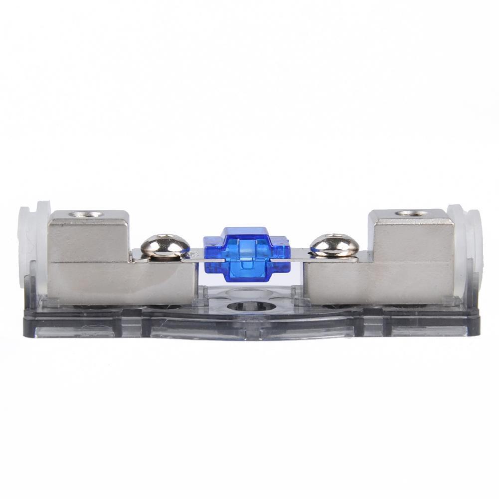 Car Audio 60 AMP Mini ANL Fuse Holder Block 4/8 GA IN 4/8 GA OUT with Fuse