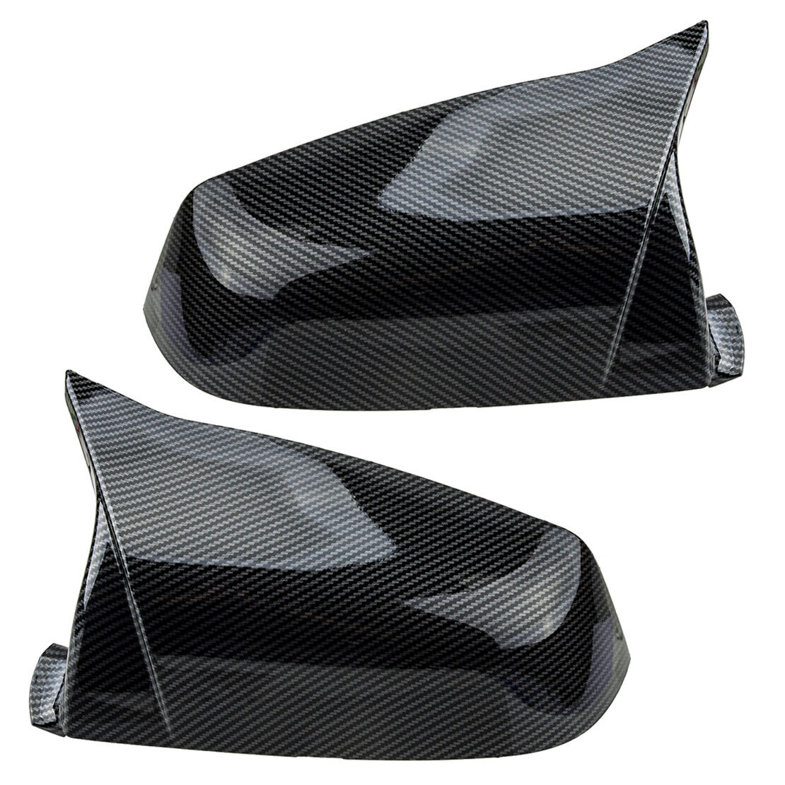 1pair Side Rear View Wing Mirror Cover Trim Fit for BMW E60 E61 F10 F11 F01 F02