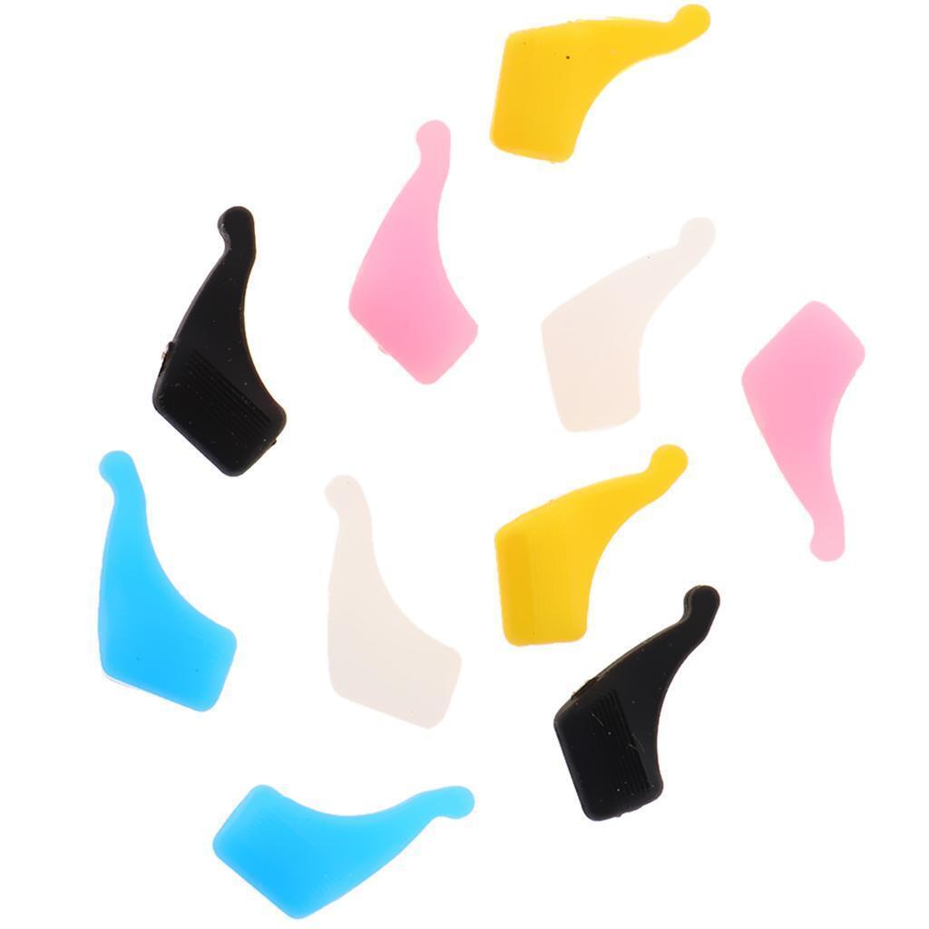 5 Pair Sports Eyeglass Ear Hook Anti Slip Silicone Grips Holder Temple Tips