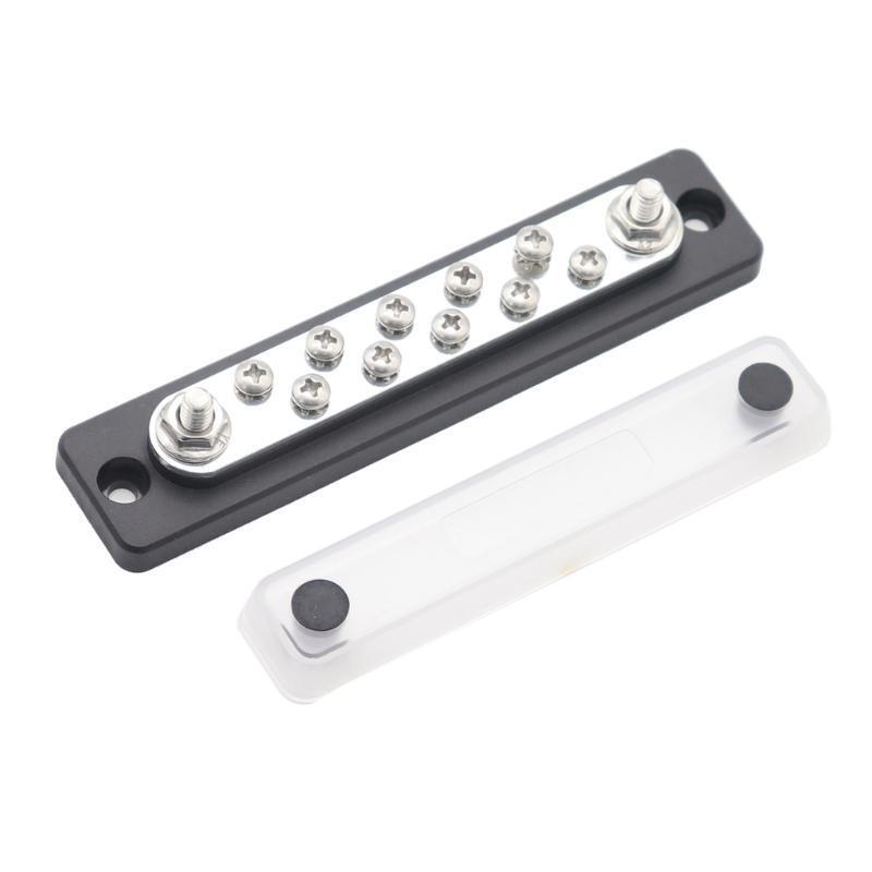 10 Studs Bus Bar Electric Terminal Junction Block 150Amp Yacht Accessories