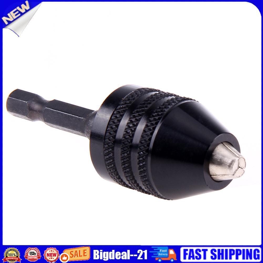 0.6-8mm Keyless Drill Chuck Screwdriver Impact Driver Adaptor Hex Drill