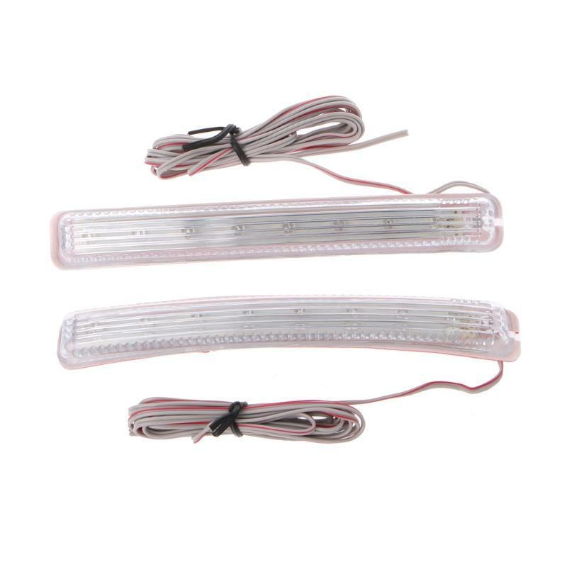 1 Pair 12V Car Auto 9 Amber LED Side Door Mirror Soft Turn Signal Light