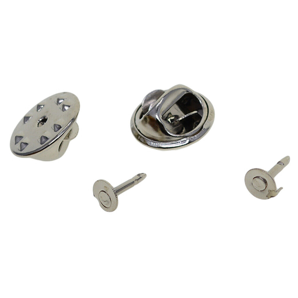 100    Tie Tacks Pin Backs Replacement with Blank  for Craft