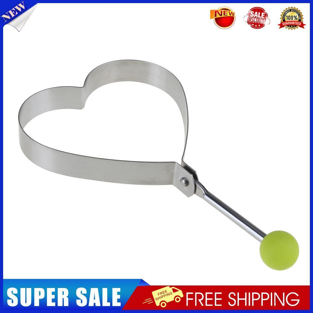 Stainless Steel Omelette Egg Frying Mold Love Round Star Mold 4Pcs/set