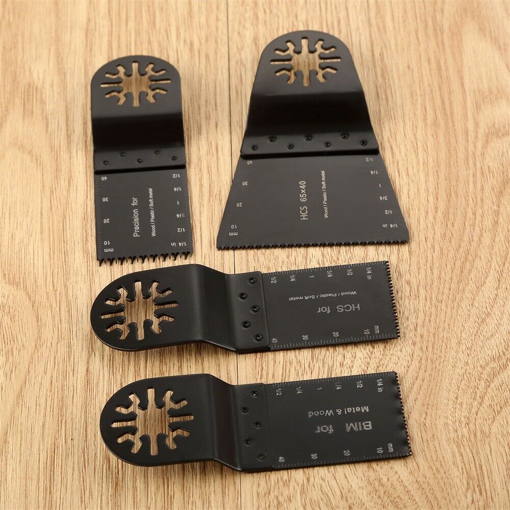 4pcs Oscillating Tool Precision E-cut Bi-metal Saw Blade For Fein Multimaster