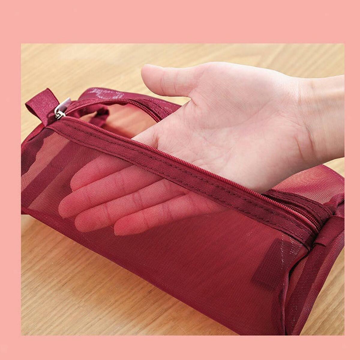 Travel Toiletry Bag with Hanging Hook,  Organizer Makeup Cosmetic