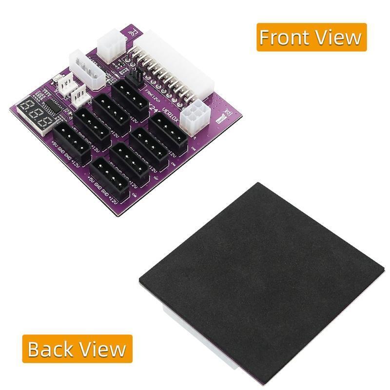 ATX Power Breakout Board Module LED Voltage Display with 4-pin and 6-pin Power