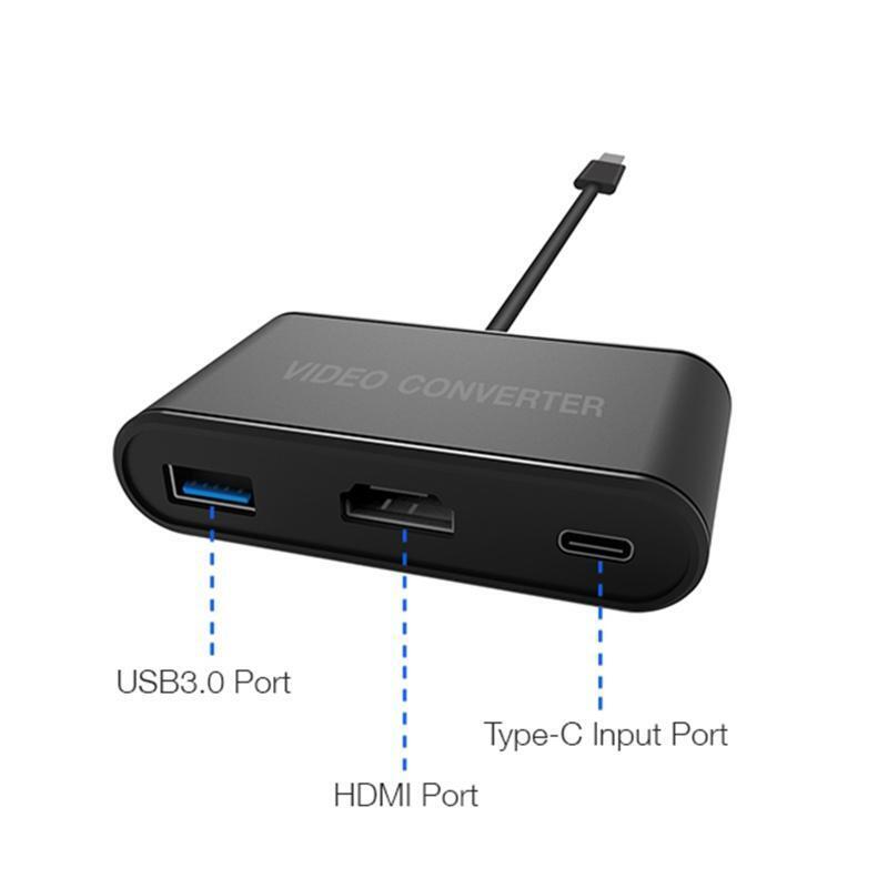 1080P HDMI-Compatible for Switch/Steam Deck TV Video Adapter  Converter Portable
