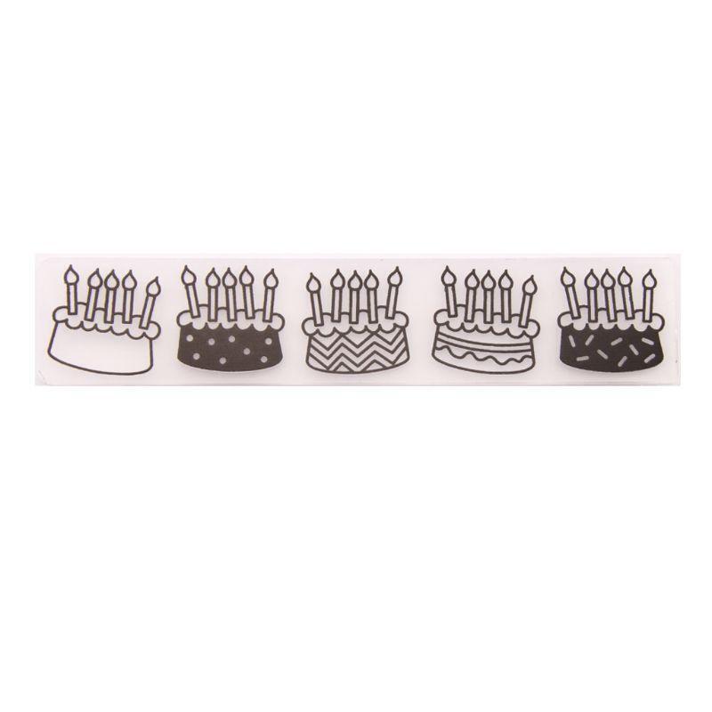 Birthday Cake Embossing Folder Stencil Template DIY Scrapbook Album Card Making
