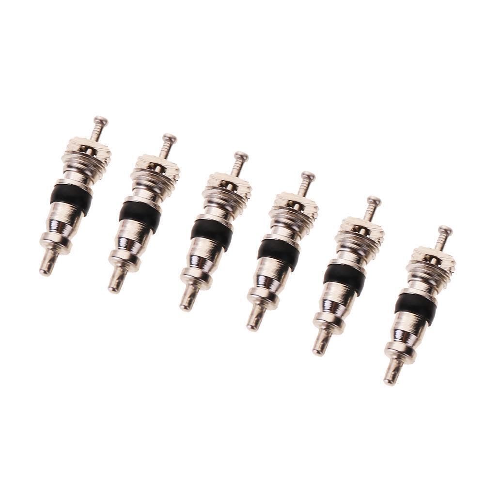 9pcs Air Conditioning Valve Cores+1pc Remover Tool A/C System Repair Kit