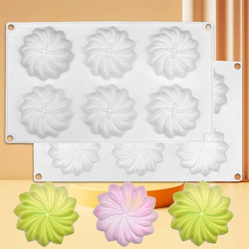 Flower Shape Jelly Molds Silicone Mould Cake Decorating Gadgets Fondant Moulds
