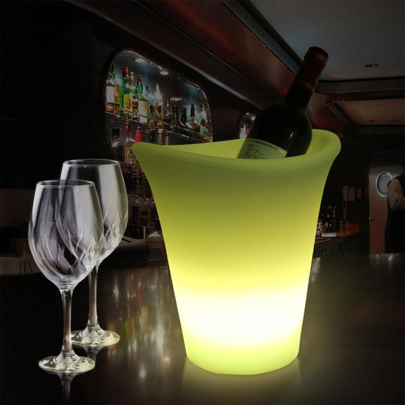Durable Versatile Ice Bucket Large Ice Buckets Wine Coolers Round Colorful