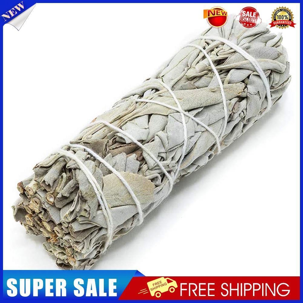 Natural White Sage Grass Incense Indoor Pure Leaf Smoky Home Purification