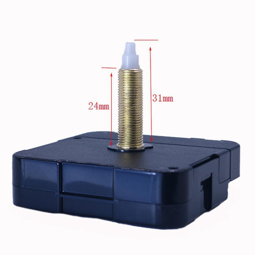 Black Quartz DIY  Clock Movement Mechanism Repair Accessories Kit