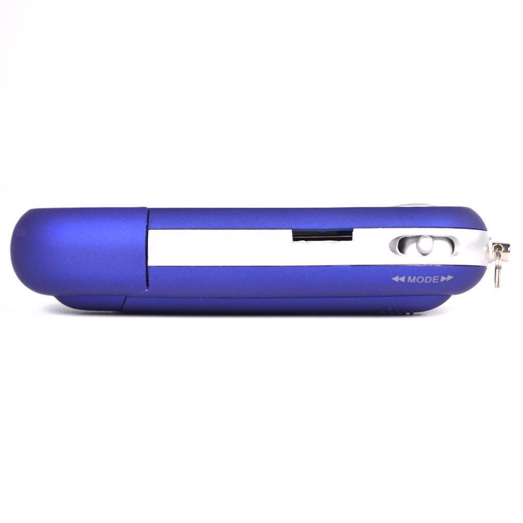 4GB MP3   USB Music Player with LCD Screen FM Radio Voice Recorder Blue