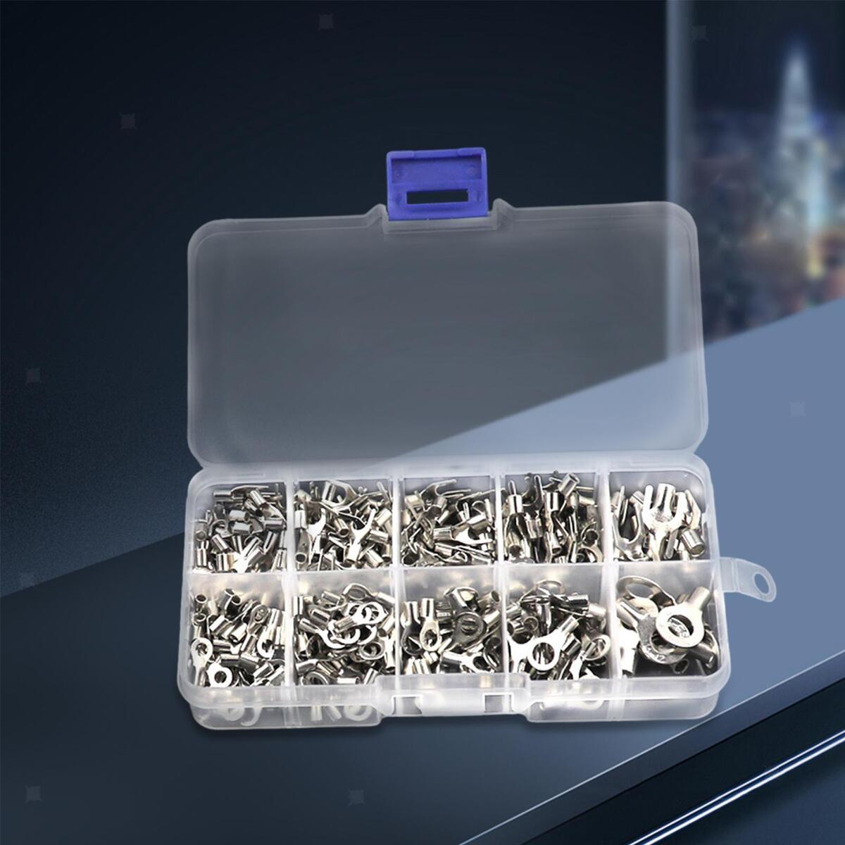 Crimp Terminal Non Insulated Female Terminals Assortment Kit for Automotive