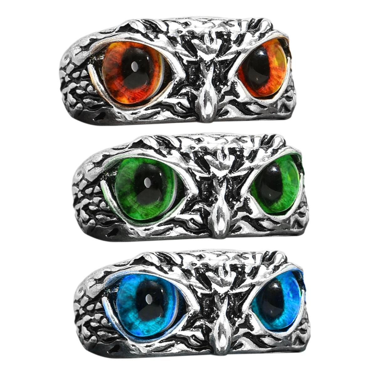 Charming Fashion Owl Ring Resizable Creativering for Dance Parties