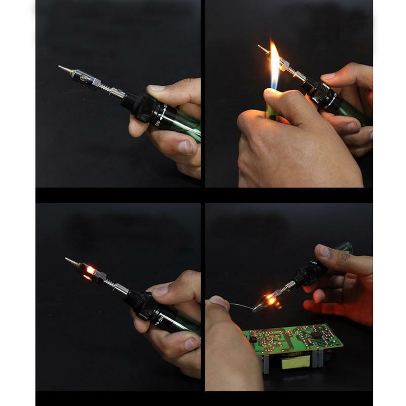 Self-Igniting Butane Soldering Iron Adjustable Temperature for DIY Soldering