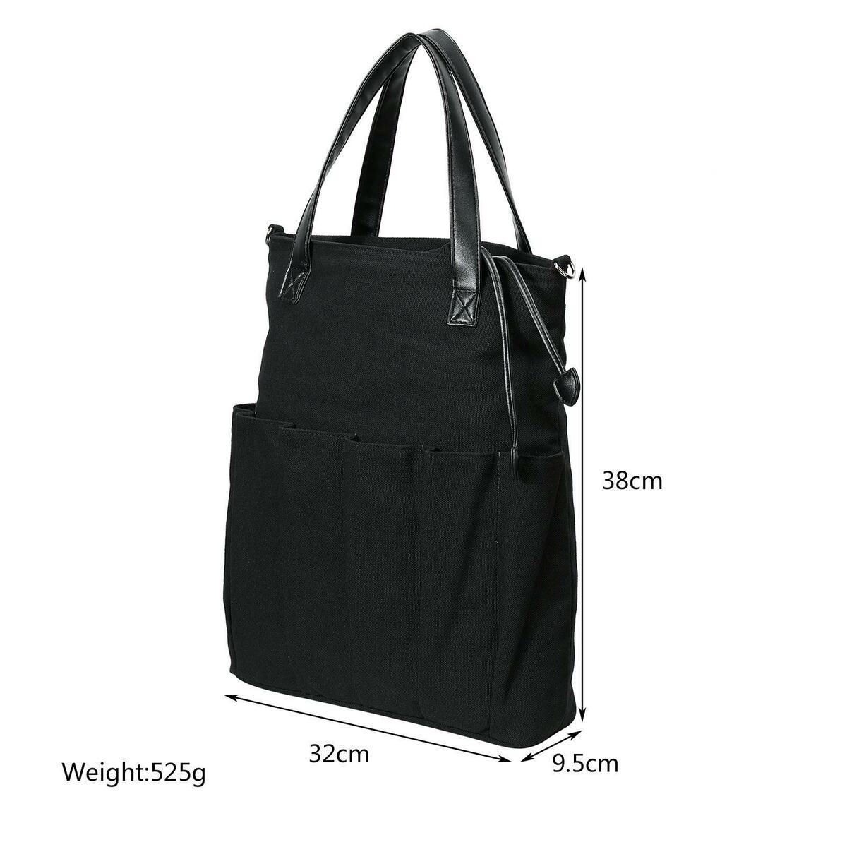 Crochet Bag Yarn Storage Tote Organizer with Pockets Drawstring Rope Case