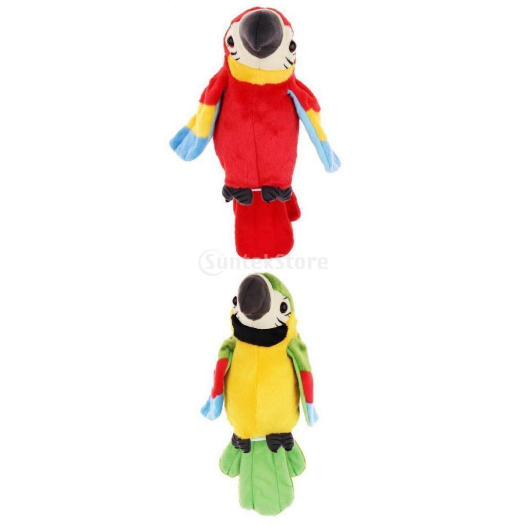 2pcs Talking Parrot Voice Recorder  Gifts  over 3 Year Old