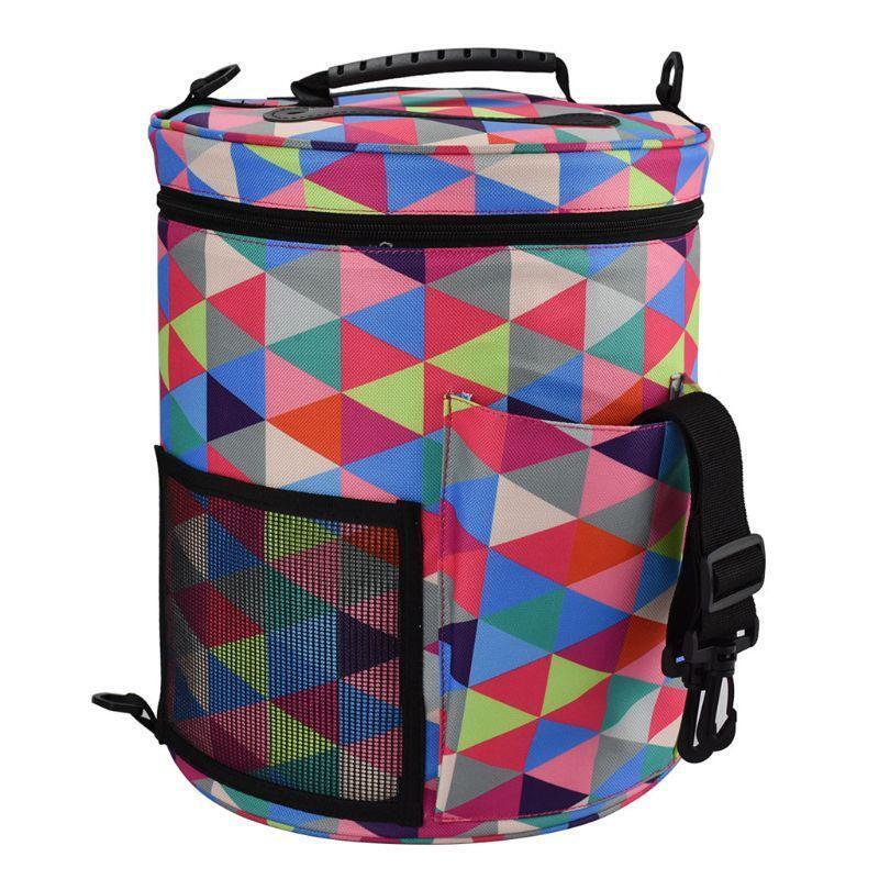 3pcs/set Knitting Yarn Storage Bag Case Yarn Drum Women's Crochet Hook