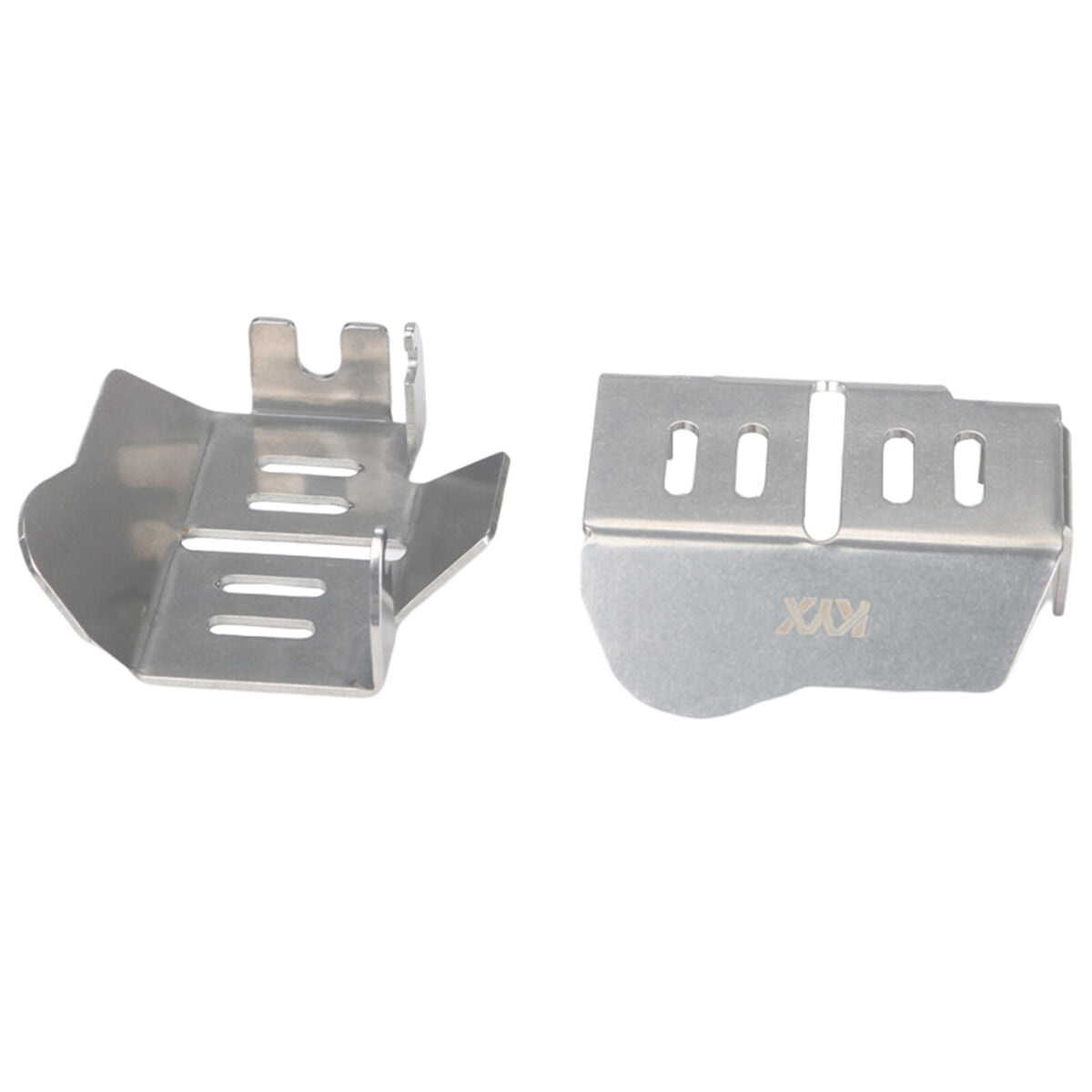 Stainless Steel Chassis Axle Guard Plate for Traxxas TRX-4 Ford Bronco RC Car