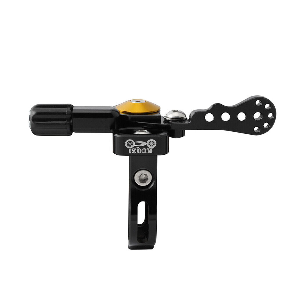 MUQZI MTB Road Bicycle Seatpost Lever Seat Tube Wire Shifter (Black 22.2mm)