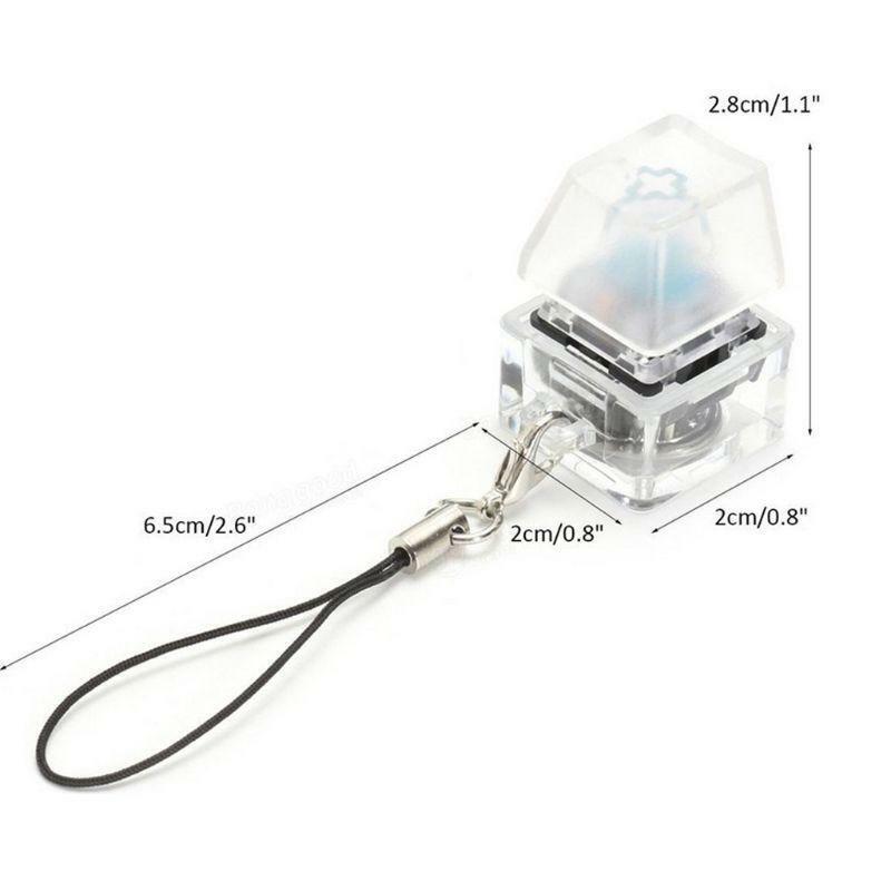 Mechanical Switch Keychain Light Up Backlit For Keyboard Switches Tester Kit