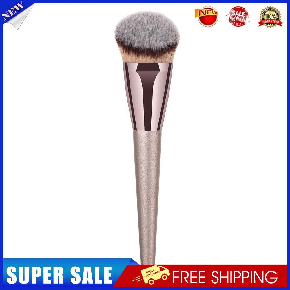 1pc Champagne Cosmetic Brush Nylon Hair Blush Brush Beauty Tools (T-01-386)
