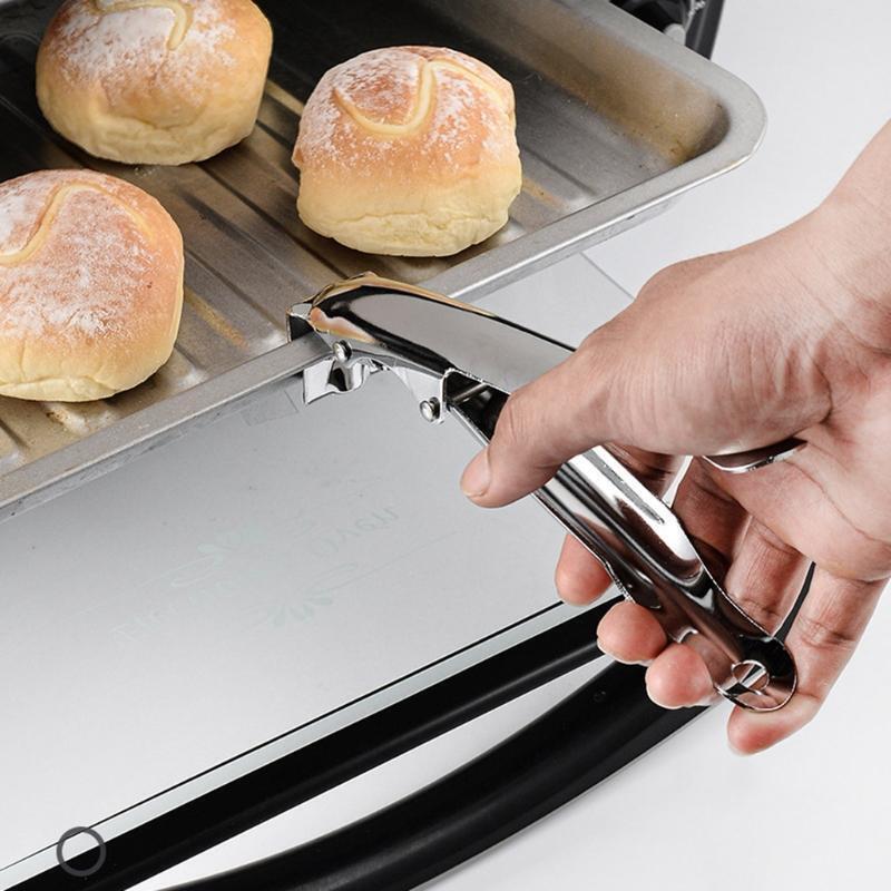 Bowl Plate Clamp Holder for Hot Dishes Microwave Oven Fryer with Bottle Opener