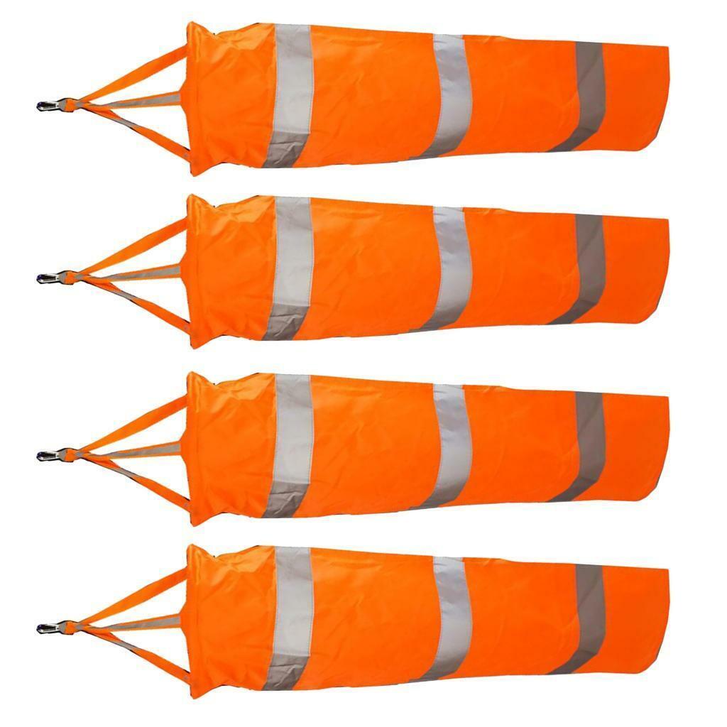 4 Pcs  Aviation Windsock Wind Sock Bag Festival Camping Flag