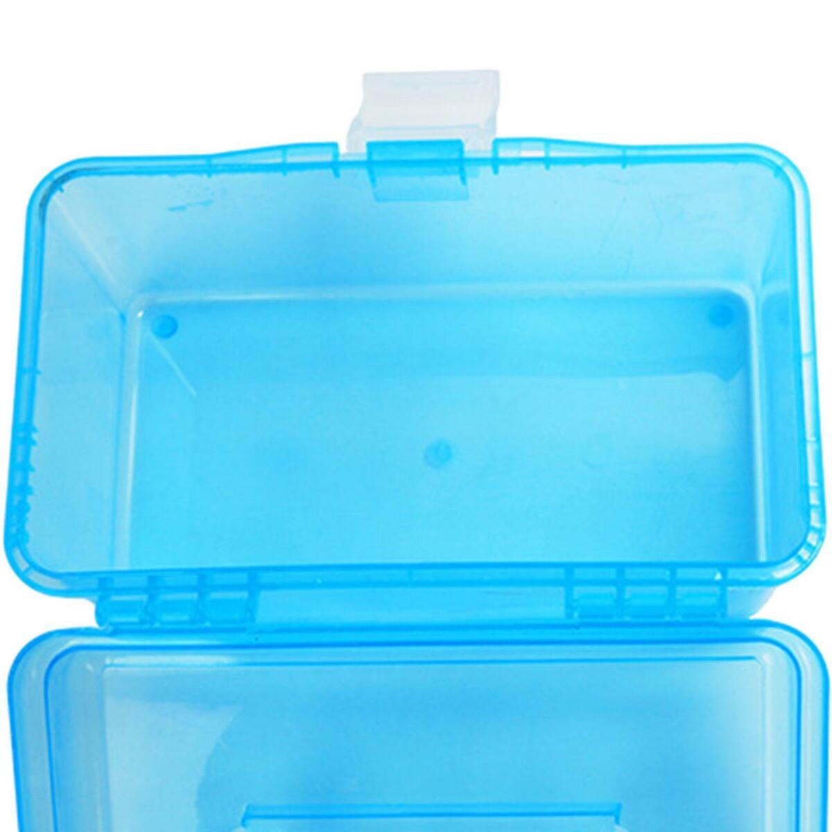 10" Three-Layer Clear Plastic  Tool Box Organizer  Craft