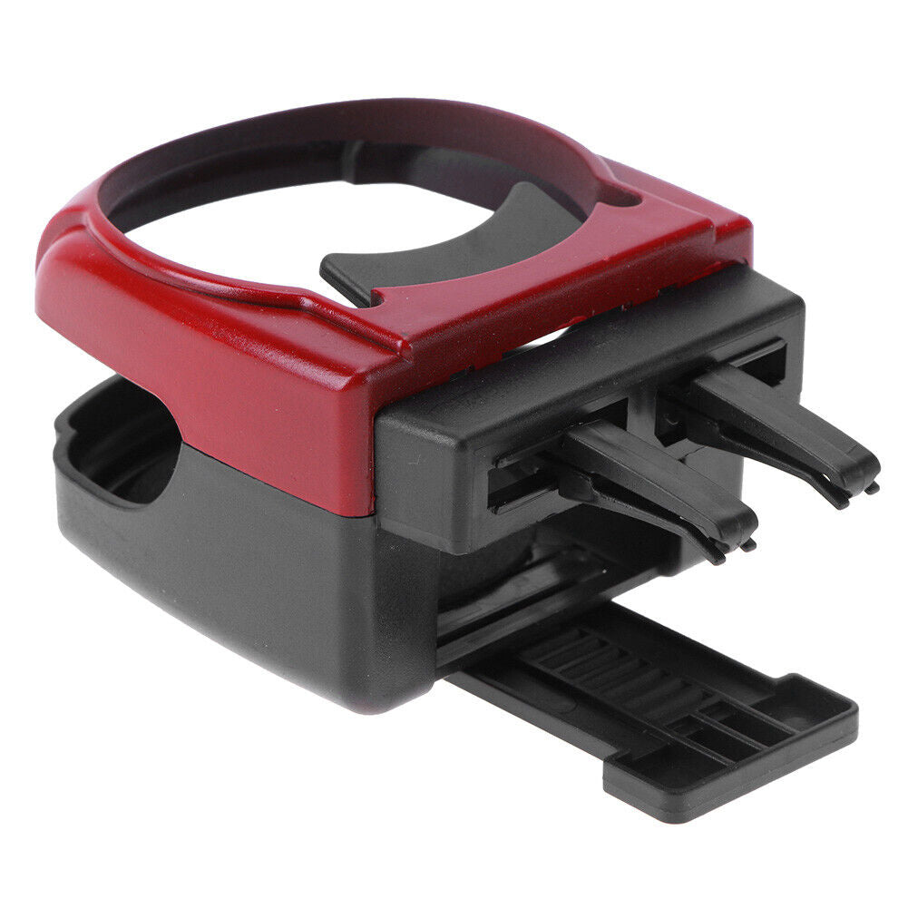 Car Truck Water Cup Holder Rack Air Vent Beverage Drink Bottle Stand (Red)