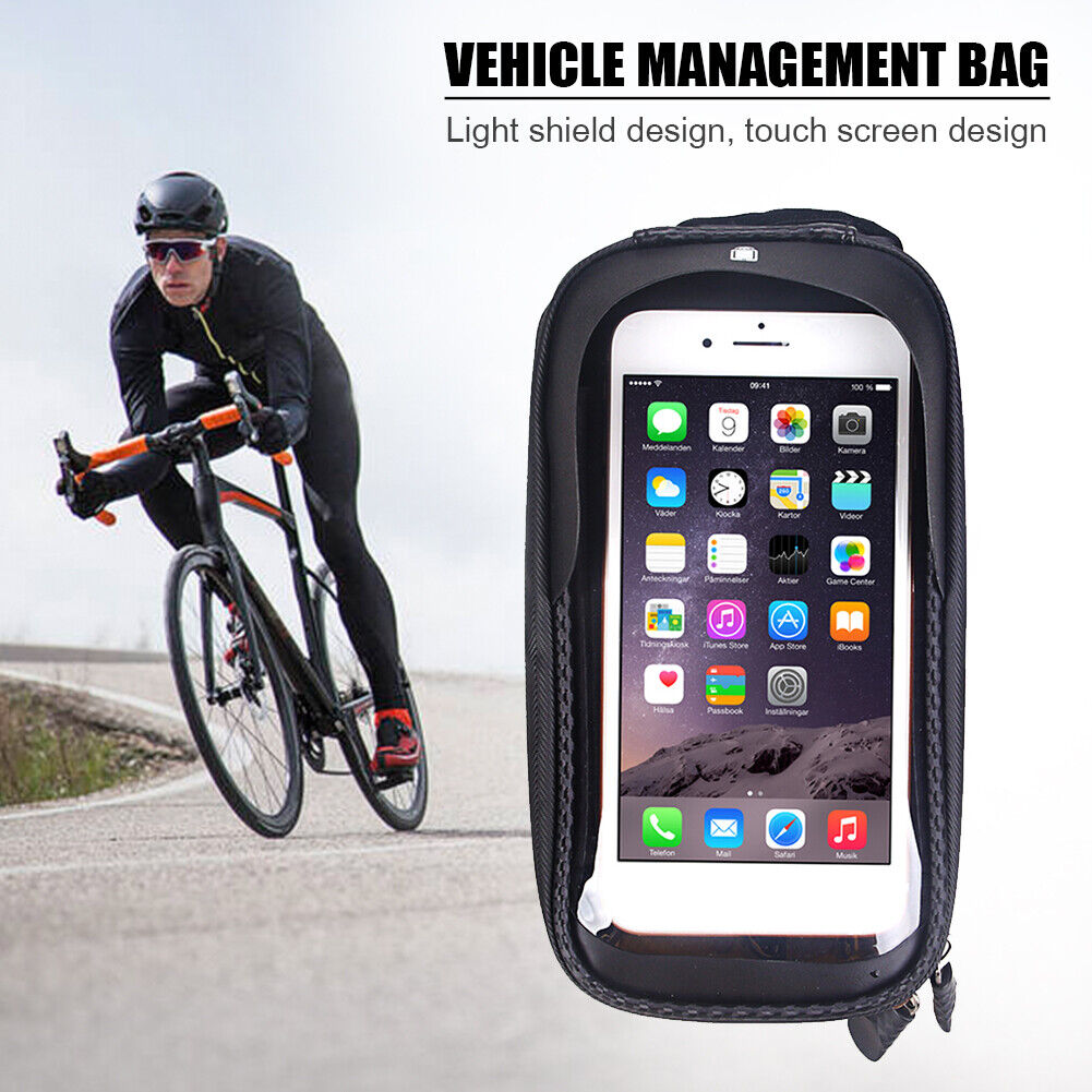 Waterproof Bicycle Bag Front Top Tube Cycling Phone Case Bike Saddle Pouch