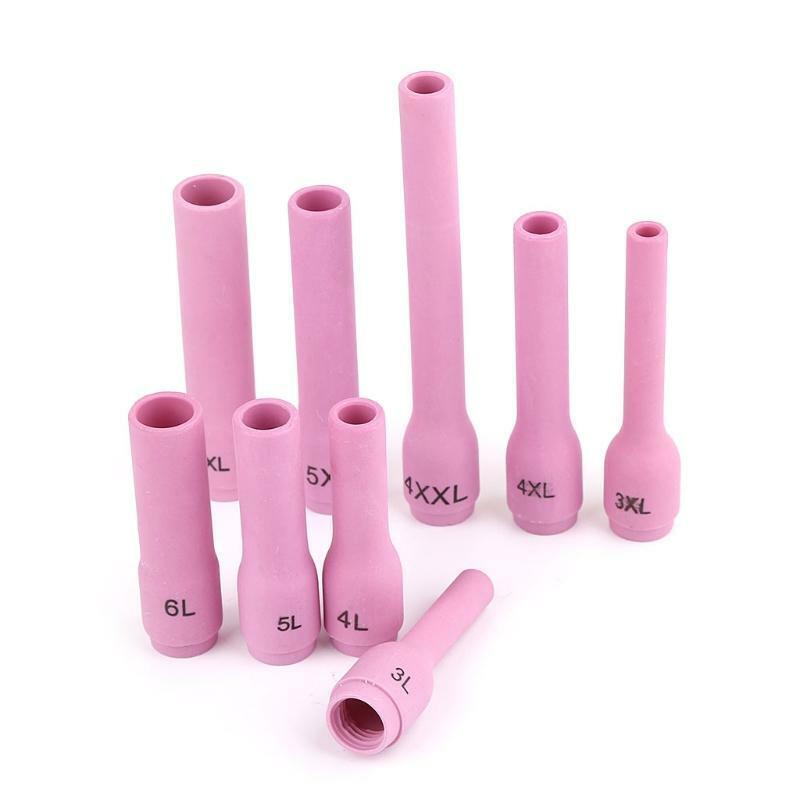 46pcs TIG Welder Torch Cup Collet Body Nozzle Tungsten Gas Lens Kit SR WP9 20 25