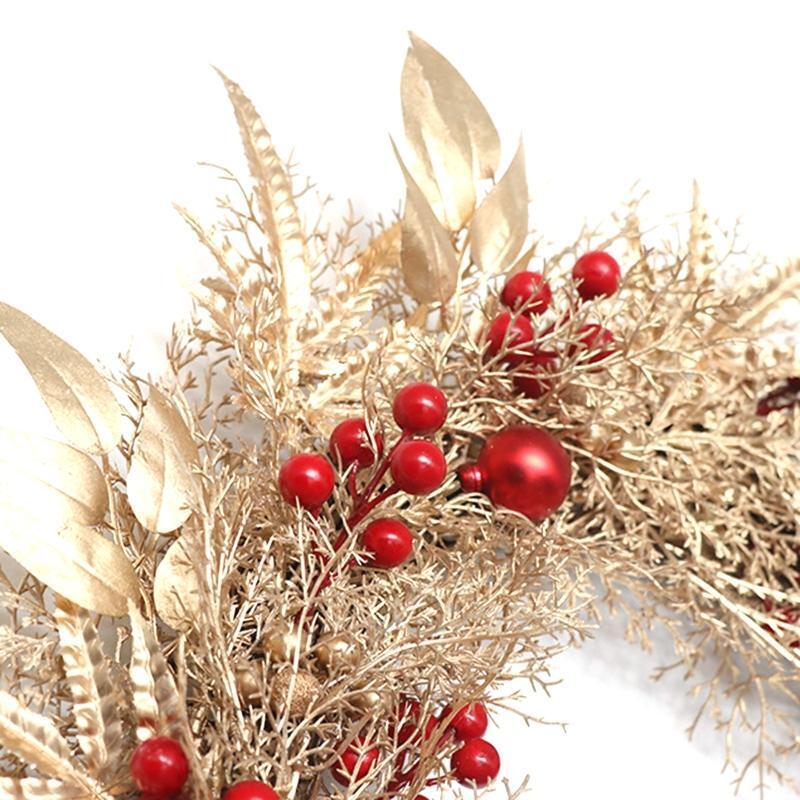 Christmas Front Door Wall Hanging Decor, Xmas Decor Wreath Xmas Wreath Pendant
