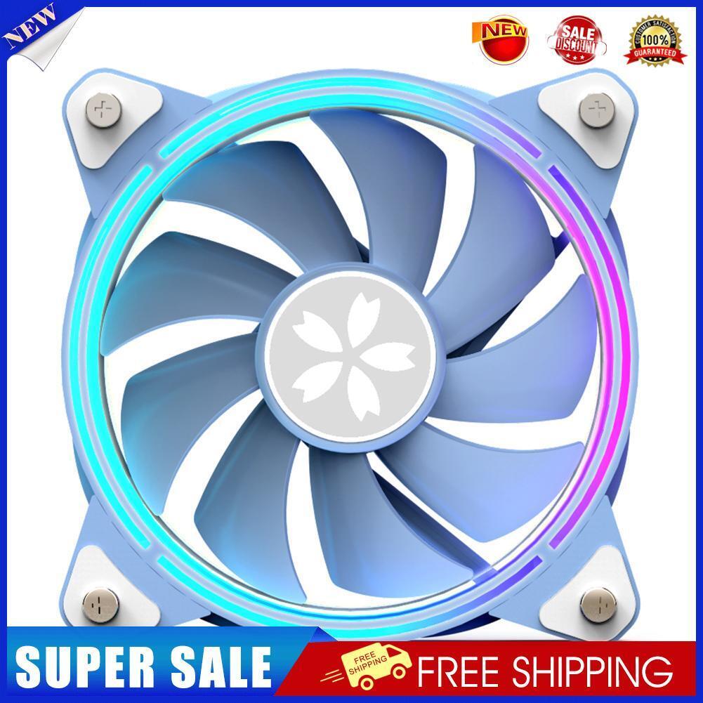 Yeston ZEAGINAL 12cm PC Case Fan Cooling Hydraulic 4Pin PWM ARGB CPU Cooler