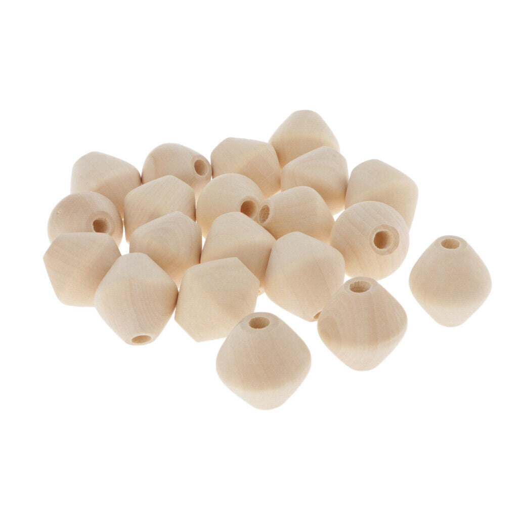 20x   Bead Geometric Loose Spacer  Charms Jewelry Making 8mm