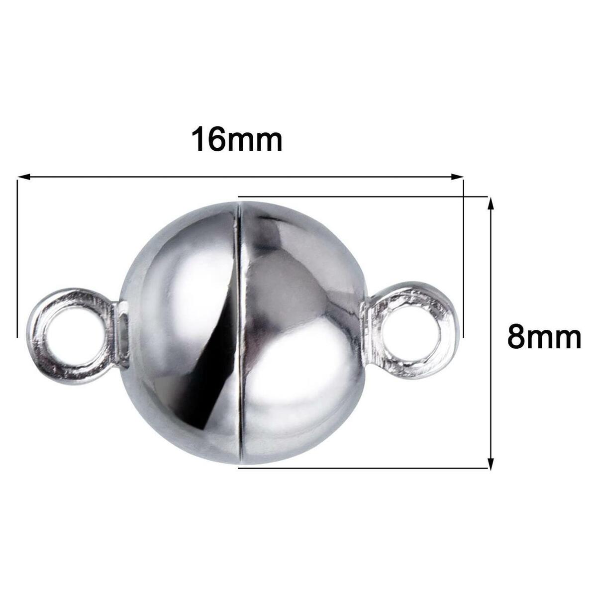 2 Bags  Magnetic Clasp Closures Necklace Jewelry Making Accessories