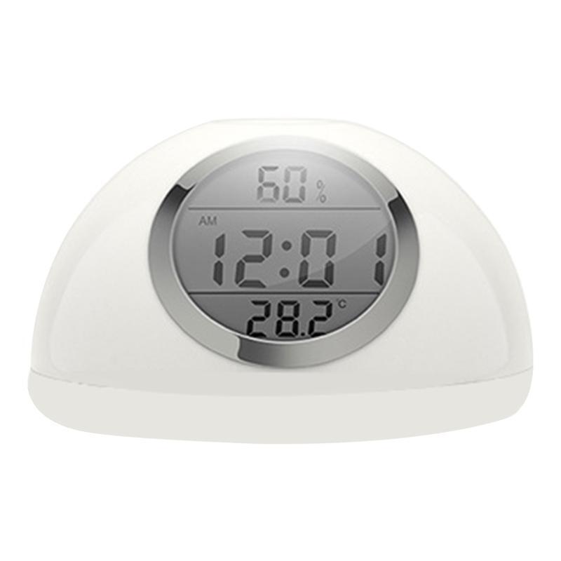 Gesture-Sensing Colorful Light, Digital Alarm Clock for Kids Teen Bedroom Gift