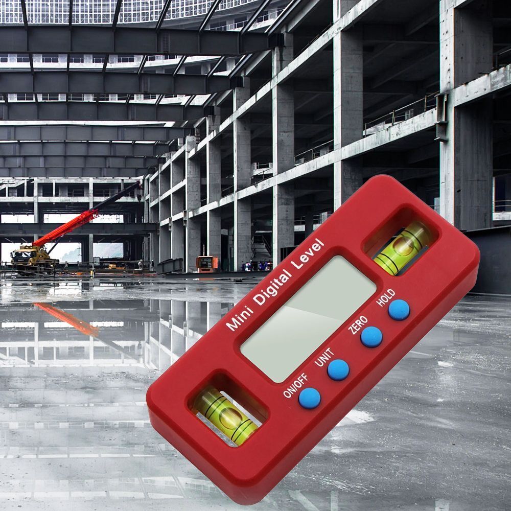 Inclinometer Digital Display Water Proof Level Box Angle Measuring Finder