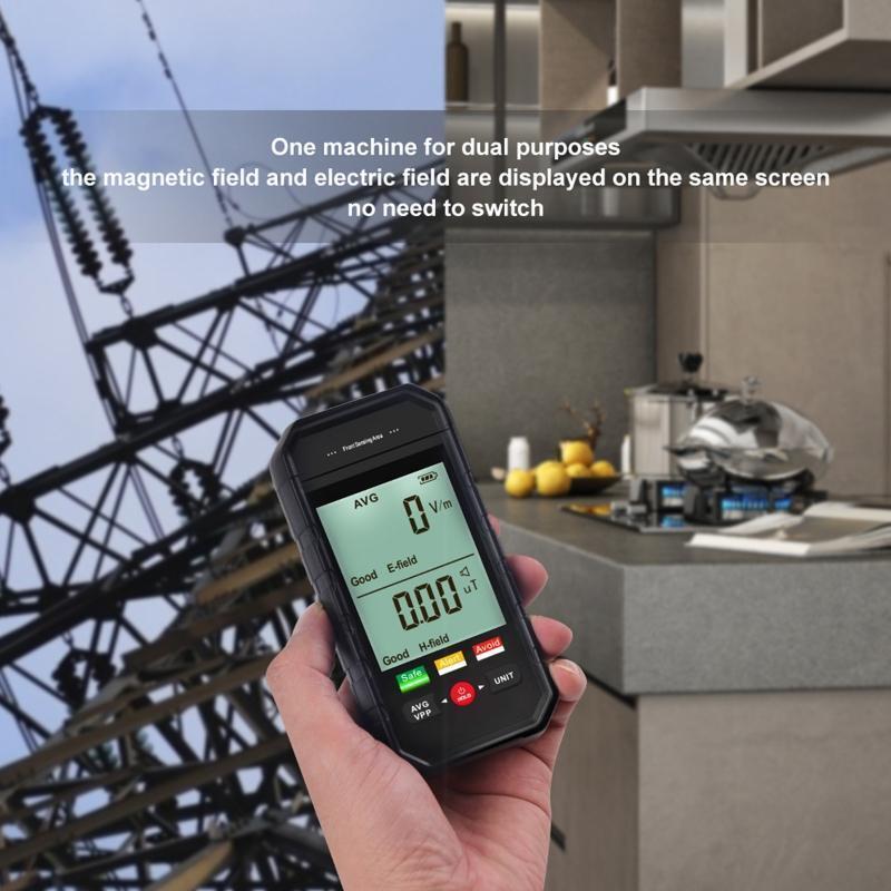 High Accuracy EMF Meter Reader EMF Detector Handheld Digital Electromagnetic