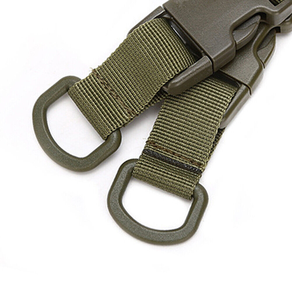 D-type Molle Hanging Buckle Outdoor Climbing Backpack Carabiner (Green)