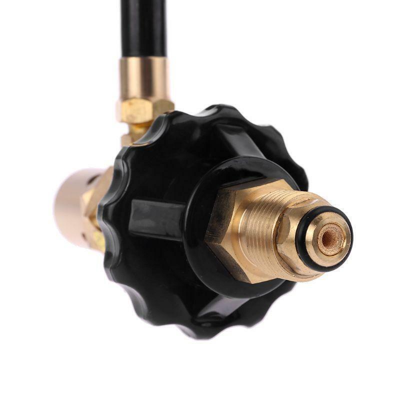 Brass Helium Latex Pressure Reducer With Pressure Gauge For G5/8 Tank Balloon