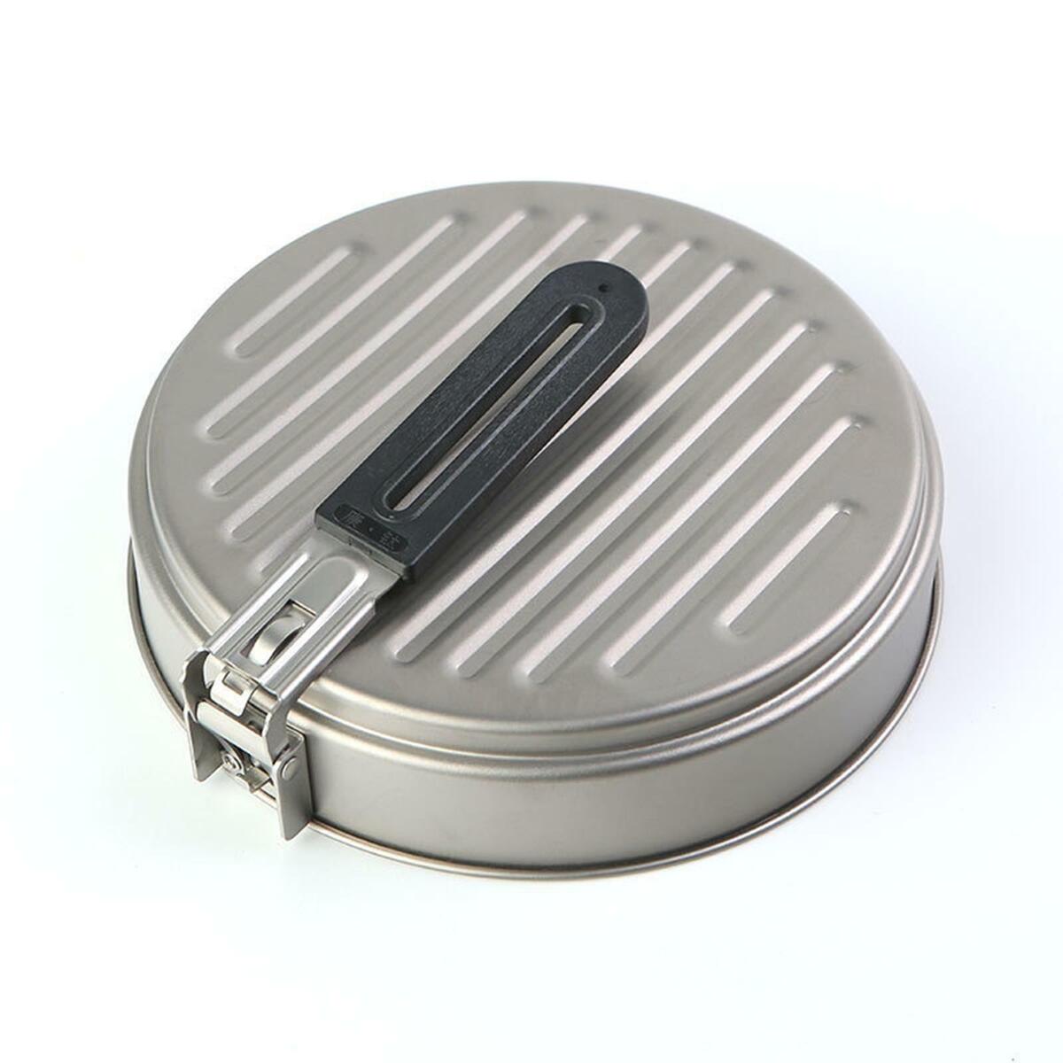 Non-Stick Frying Pan Camping Frypan Grill Titanium Fry Pan Skillet Griddle