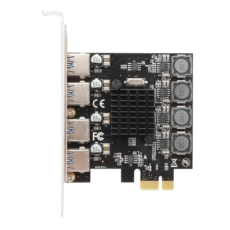 4 Port USB 3.0 PCI Express Card USB 3.0 PCI-E Expansion Adapter PCIE USB 3.0 HUB