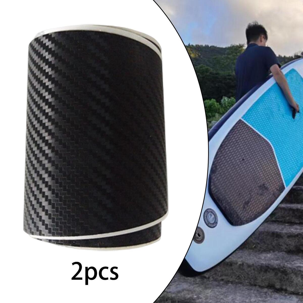 Surfboard Rail Protective Tape Film Adhesive Paddle Board Rail Saver Black