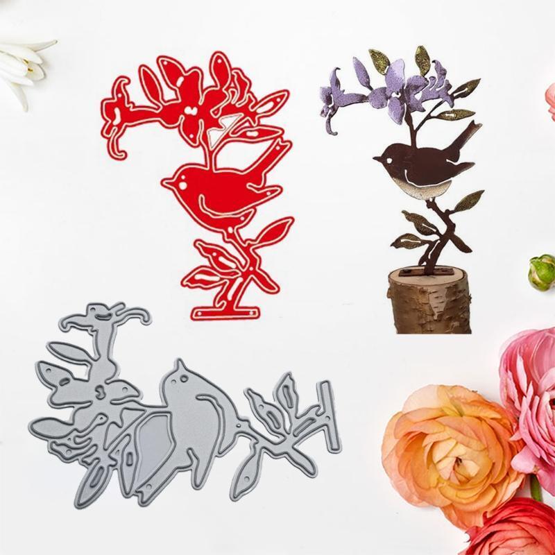 Cute Bird Metal Cutting Dies Stencil DIY Scrapbooking Album Paper Card Template