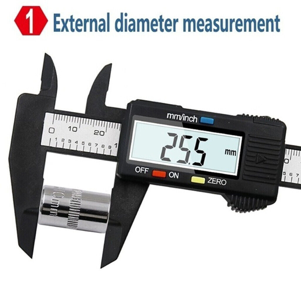 0-6" Electronic  Vernier Caliper Measuring  Guage with LCD